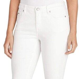 NWT Nine West Ladies Gramercy Crop Jean Women's Size 10 - Bright White